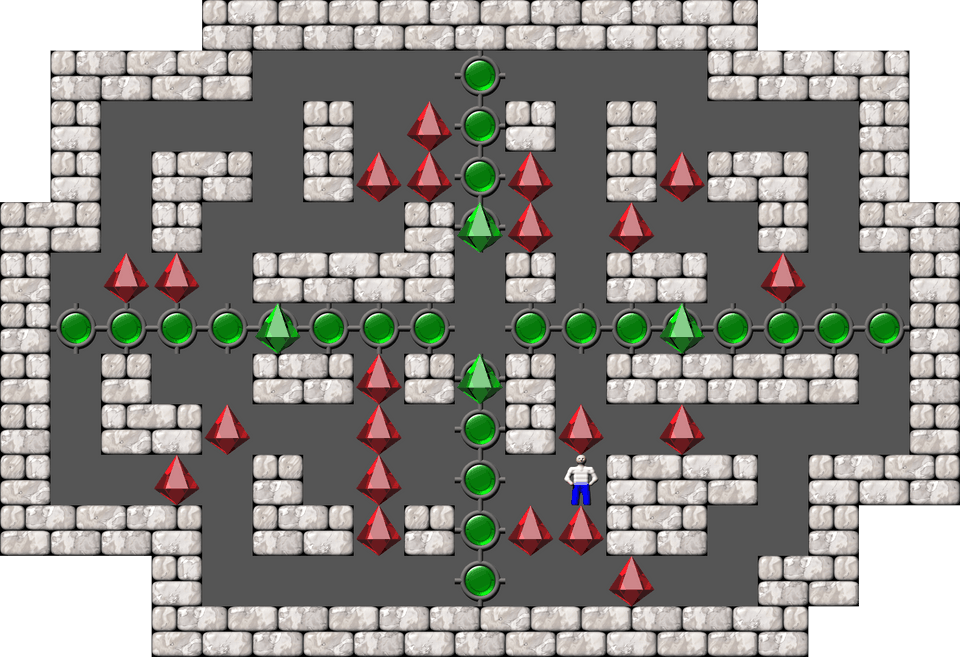 Сокобан Thinking Rabbit Arranged уровень 276